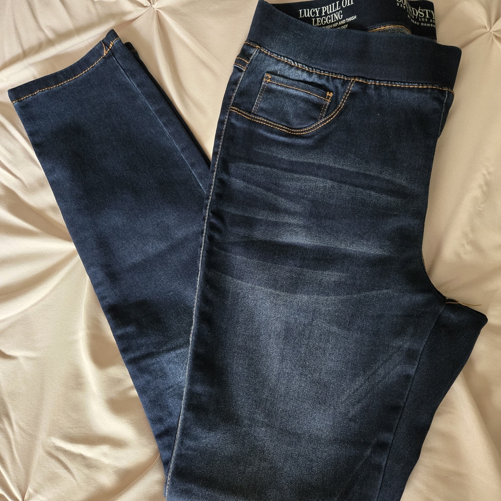 Lucy Dark Blue Women's Jeggings